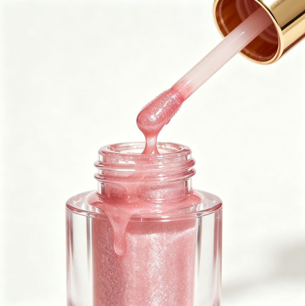 Shimmer Glitter Lip Gloss, Long Lasting Sparkly Moisturizing Lip Makeup