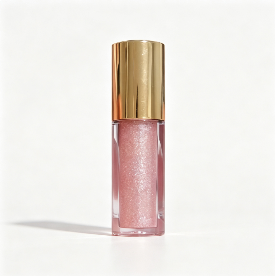 Shimmer Glitter Lip Gloss, Long Lasting Sparkly Moisturizing Lip Makeup