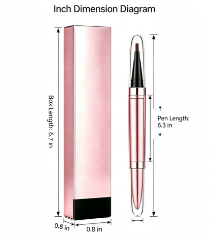 Waterproof Liquid Eyebrow Pen, Create Realistic Natural Hair-Like Eyebrows