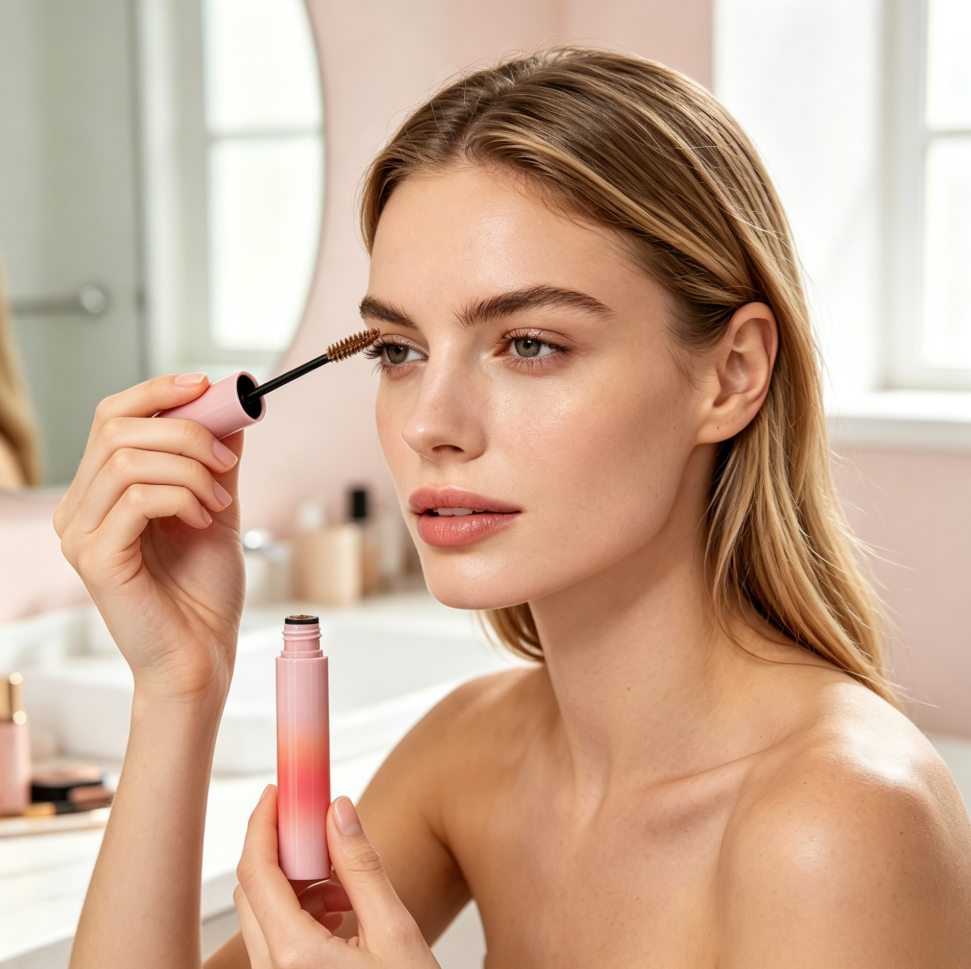 Natural Tinted Eyebrow Gel, Waterproof Smudge‑Proof Brow Tint for Natural Wild Eyebrows