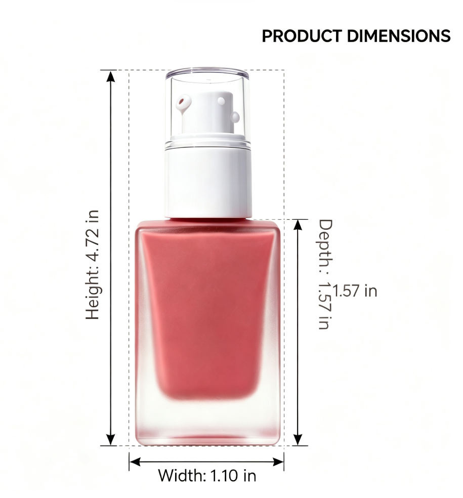 Buildable Liquid Blush, Lightweight Daily Makeup